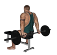 Shrug - Seated Barbell Behind